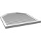 Ekena Millwork Octagonal Top Surface Mount PVC Gable Vent w/ 2"W x 2"P Brickmould Sill Frame, 34"W x 38"H GVPOT34X3803SF - alternate 3
